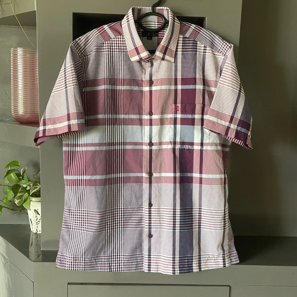 DAKS mens half sleeves shirt. Size 46 XXL. New - Picture 1 of 6